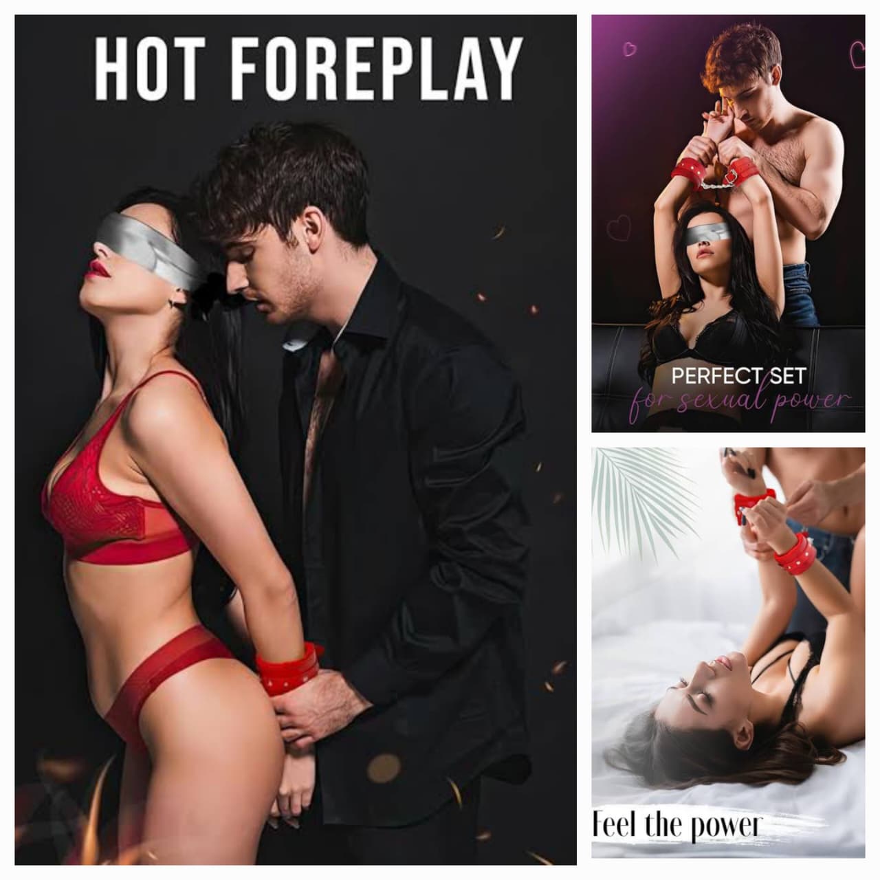 Buy couples Kit in India – Handcuff & Blindfold Set, Bondage Toys for Couples