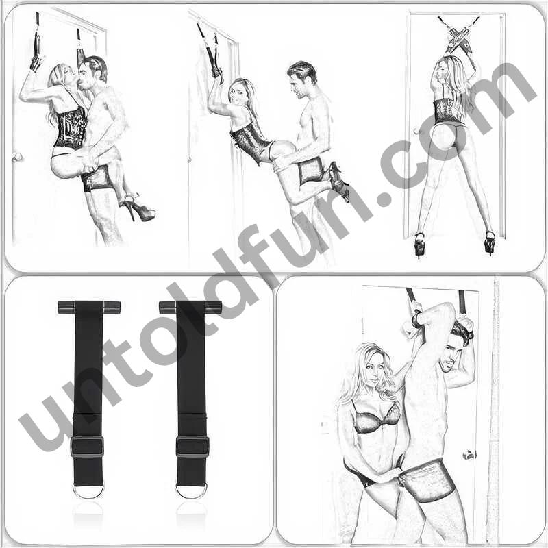 Door Handcuffs for Couples - Door to Wrist Bondage Set