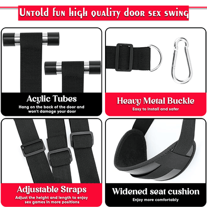 Premium Bed Restraints Kit  for Couples-Adjustable, Discreet & Built for Play