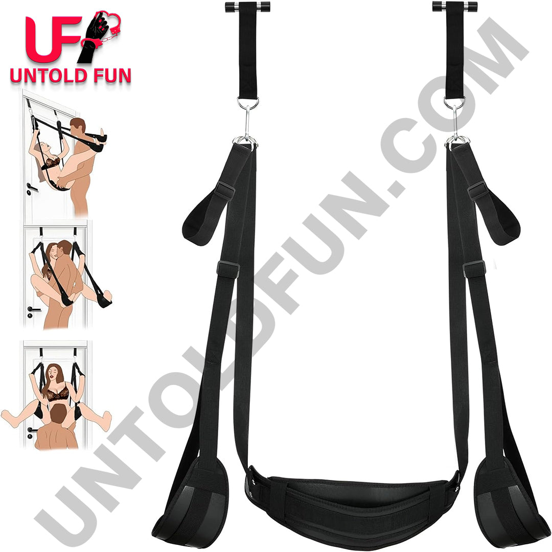 Door Swing for Couples – Adjustable, Heavy-Duty Over-the-Door Pleasure Swing – Easy Setup, Travel-Friendly, Padded & Discreet